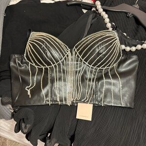 Corset top brand new size large